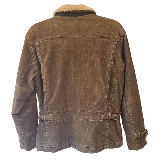 Harley-Davidson Vintage Hunter Green Corduroy Full Zip Jacket Coat Small Y2K - Picture 3 of 9